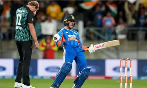 Destructive Abhishek 113 leads India to series win over New Zealand
