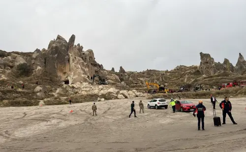Two dead in rock spire collapse at tourist site in Turkiye's Cappadocia Two dead in rock spire collapse at tourist site in Turkiye's Cappadocia