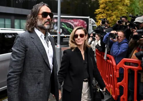 Russel Brand's wife says he found monogamy 'difficult' at rape, sexual assault trial