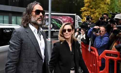 Russel Brand's wife says he found monogamy 'difficult' at rape, sexual assault trial