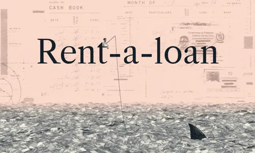 In the rent-a-loan business, you can pay but you can never leave