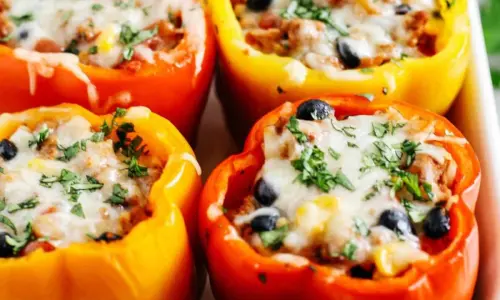 Around the world with three stuffed capsicum recipes
