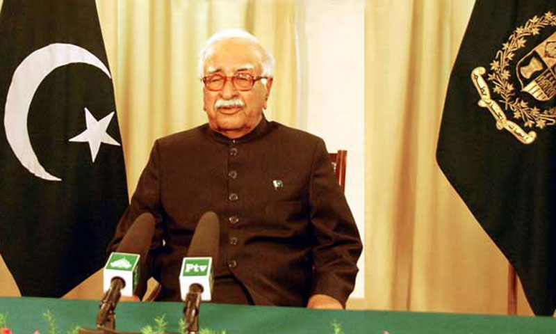 Caretaker prime minister Mir Hazar Khan Khoso.—File Photo.