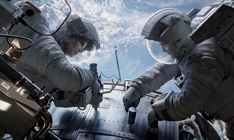 Sandra Bullock and George Clooney star in Gravity. — Courtesy Photo