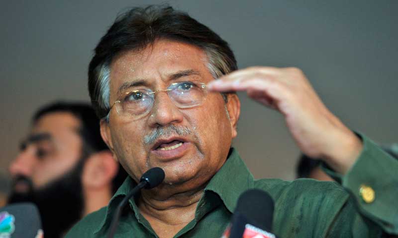 Former Pakistan president Pervez Musharraf. -File Photo