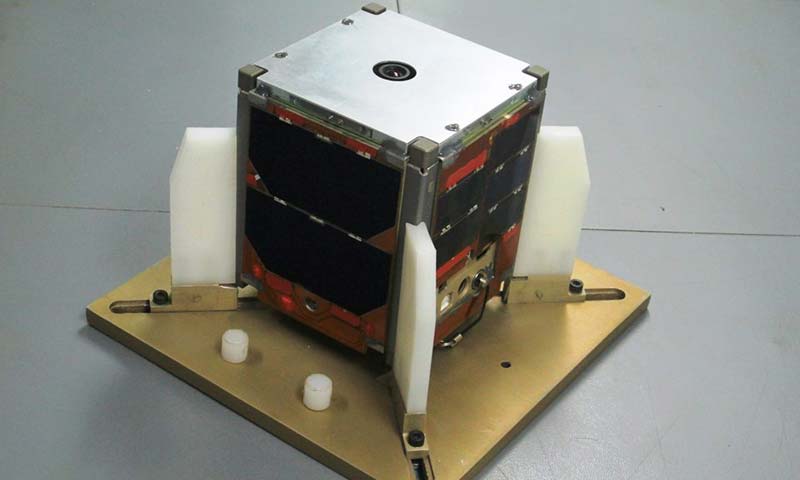 Pakistan's first Cubesat satellite, iCUBE-1 – Photo courtesy Institute of Space Technology Pakistan