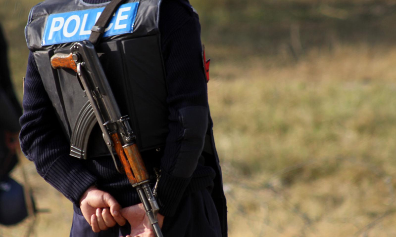 A policeman stands guard in Islamabad.—Online Photo