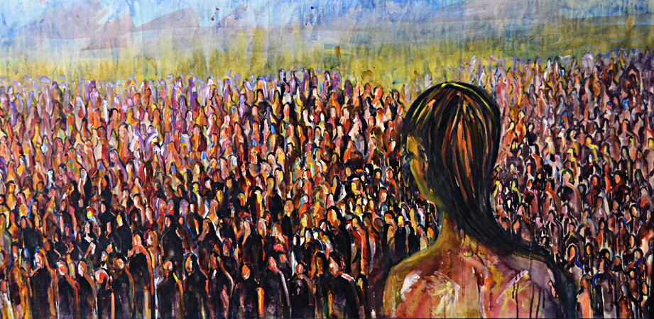  "The crowd" by Shazia Batool 