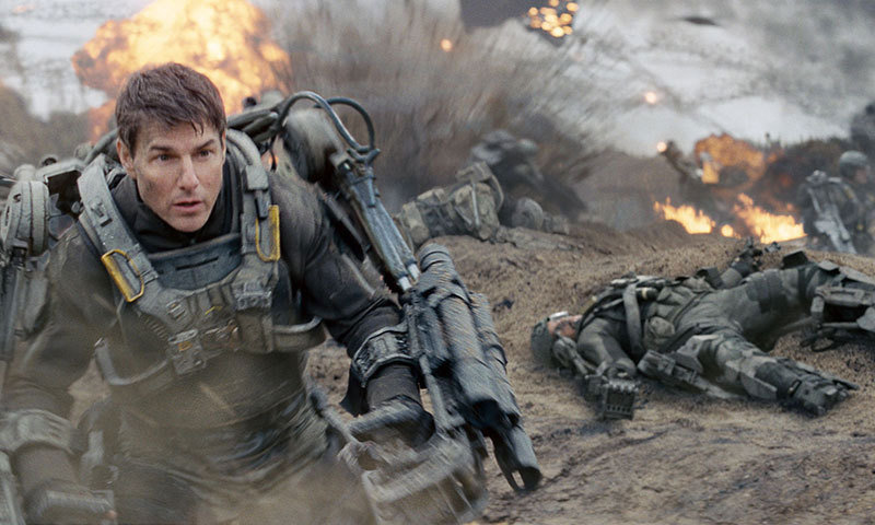 Tom Cruise in a scene from “Edge of Tomorrow.” – Photo by AP