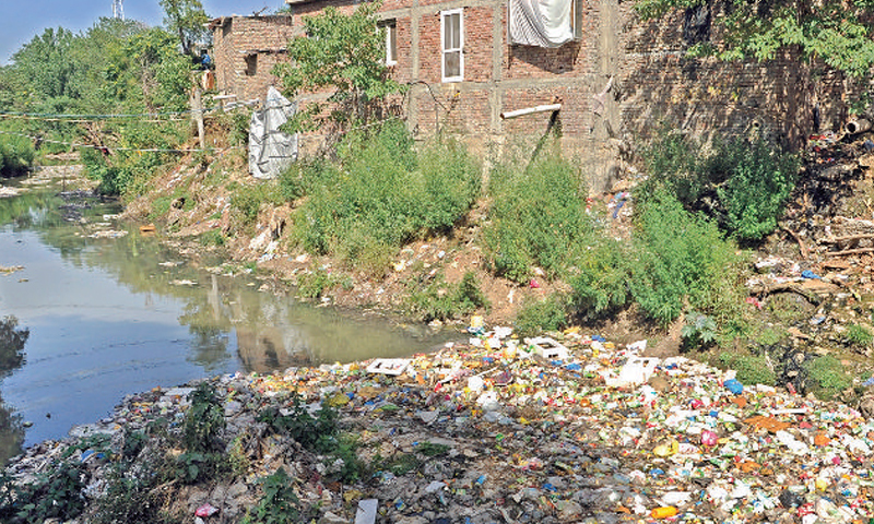 8. After decades of disregard for conserving nature, many of the once joyful streams have turned into rivers of garbage and stinking sludge as this ugly site at the Zero Point shows.