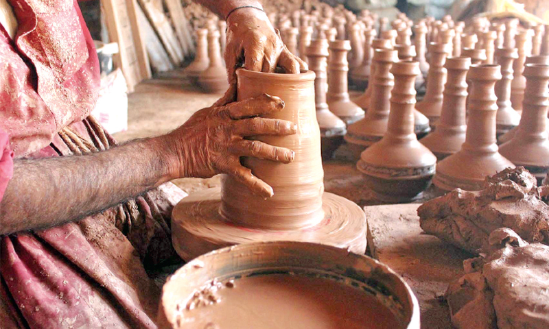 The traditional art of clay pottery, one of the subcontinent’s most time-honoured traditions, is fast fading.