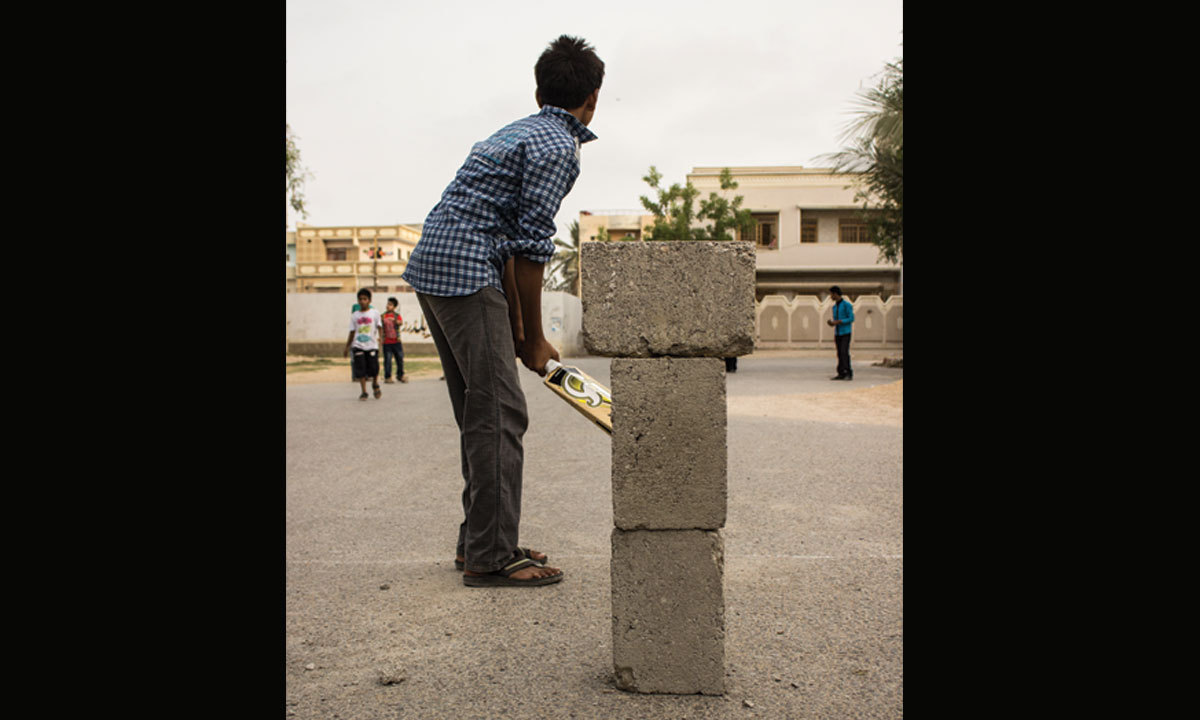 The dramatic moment when you just have straight as a boundary.
#GharKiOutHai. — Photo by Asaad Bin Ajmal