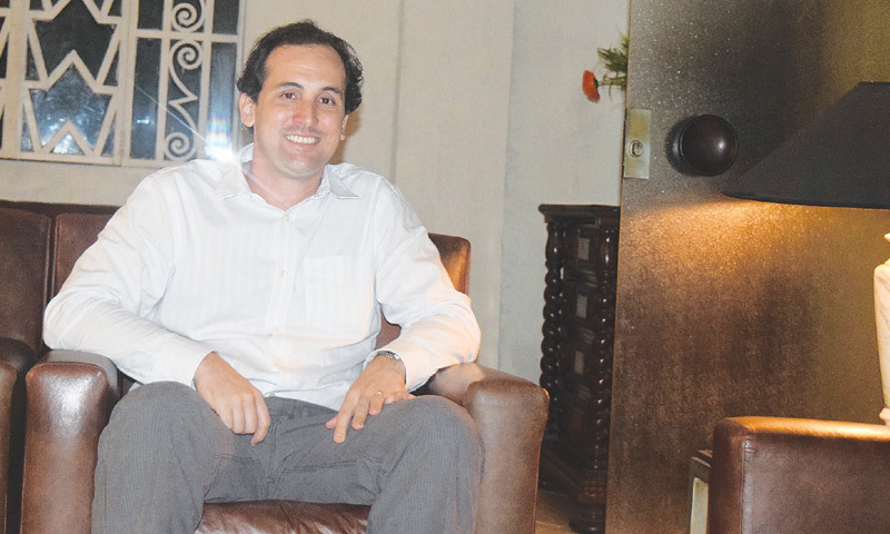 RAUL Augusto smiles as he talks about the Maracanazo.