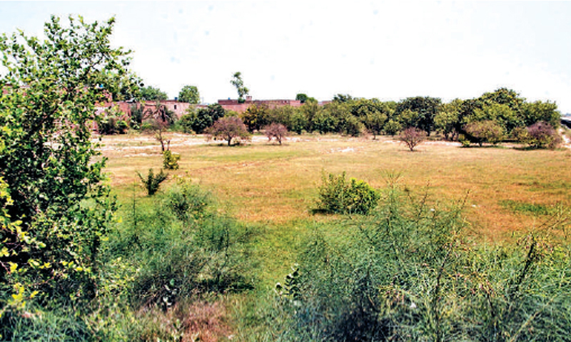 FAISALABAD: Land meant for children’s hospital. — Dawn