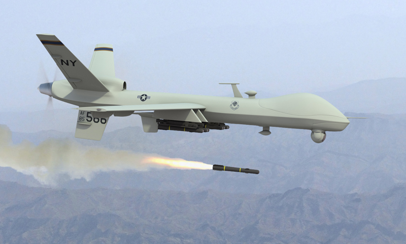 This was the third such drone strike since the Pakistani military launched Operation Zarb-i-Azb in the militancy-infested lawless region.—File photo