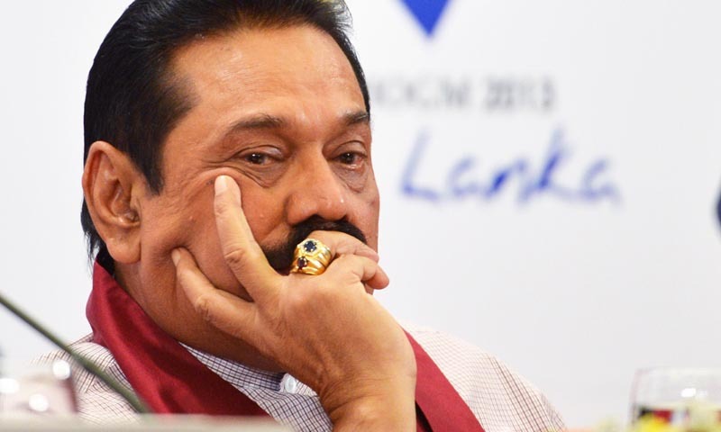 Sri Lanka President Mahinda Rajapaksa. — File photo