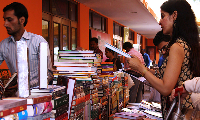 The British-designed curricula, harking back in many instances to colonial rule, is now hardly an adequate framework to achieve the desired aims of literature. — Photo by Shameen Khan Brohi.