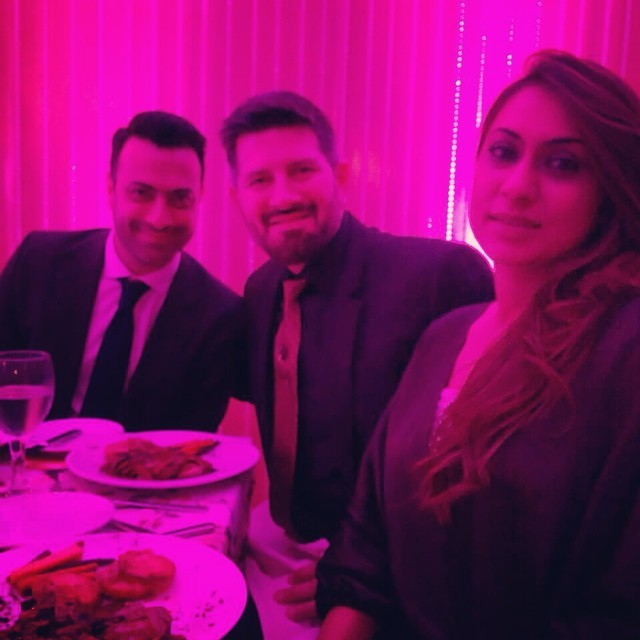  Tapu Javeri with Kamiar Rokni and Wardha Saleem. – Photo courtesy - Styleonpaper Instagram 