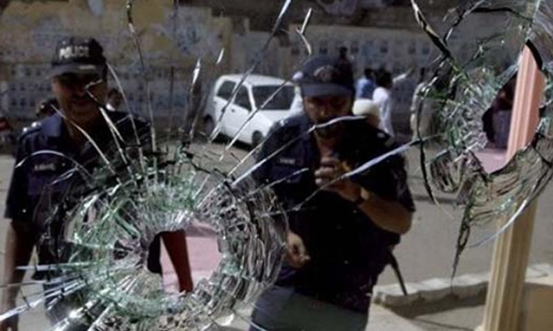 DSP Chaudhry Safdar was travelling near Lyari expressway in Karachi's Garden area when motorcycle-riding gunmen opened fire on his vehicle. — File photo by AP