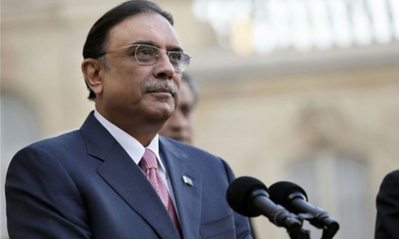 Former president Asif Ali Zardari. — File photo/AFP