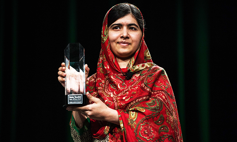 Pakistani Nobel peace laureate Malala Yousafzai. -File/Reuters