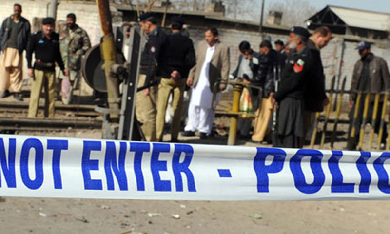 Police personnel stand guard. — AFP/File