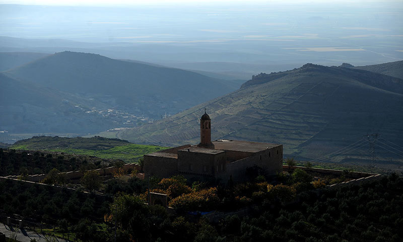 Mardin Mort Schmuni Church is seen with the Mesopotamia plain in the background in Mardin, southeastern Turkey. — AFP/file