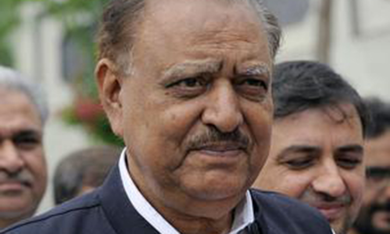 President Mamnoon Hussain - AP/File