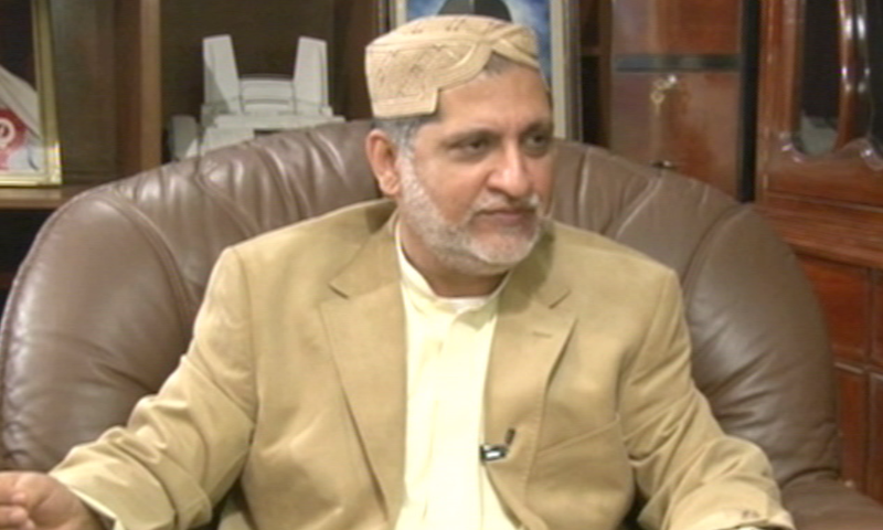 BNP-M Chief Sardar Akhtar Mengal spoke with the author in an exclusive interview.  -DawnNews screengrab