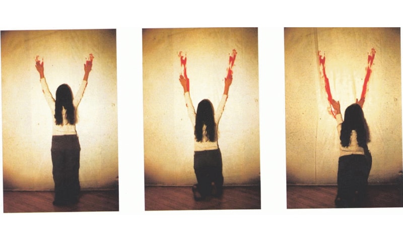 Body tracks, 1982, Ana Mendieta
