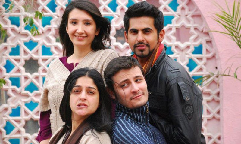 BTS during rehearsals of 'Taming of The Shrew'. — Photo Courtesy: Osman Khalid Butt's Facebook Page