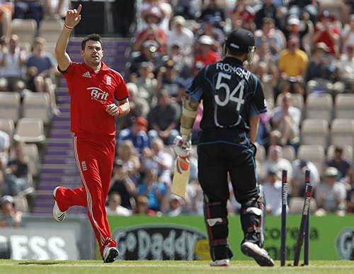 James Anderson, who burst on the international scene at the 2003 World Cup, has long been the leader of England's attack. &mdash; AFP