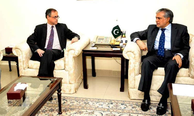 Rachid Benmessoud formally informed Ishaq Dar on behalf of WB that Pakistan has again become eligible for availing the IBRD funding. - APP/File