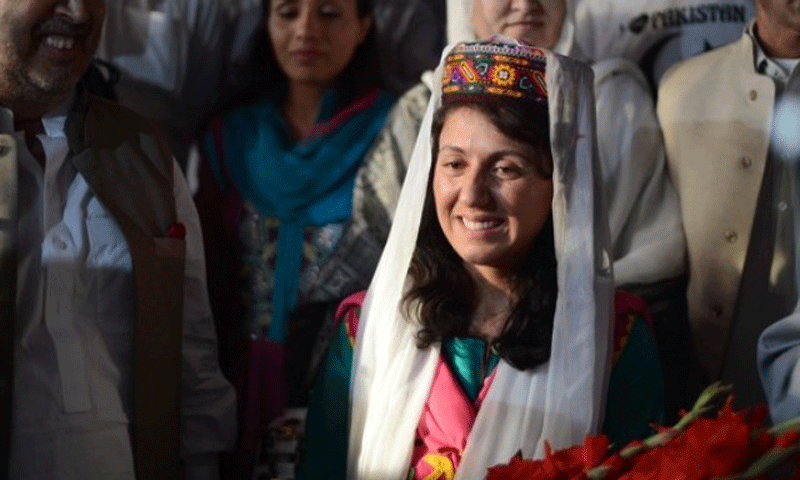 Samina Baig in traditional clothing from Hunza Valley. - Photo courtesy: Reviewit.pk