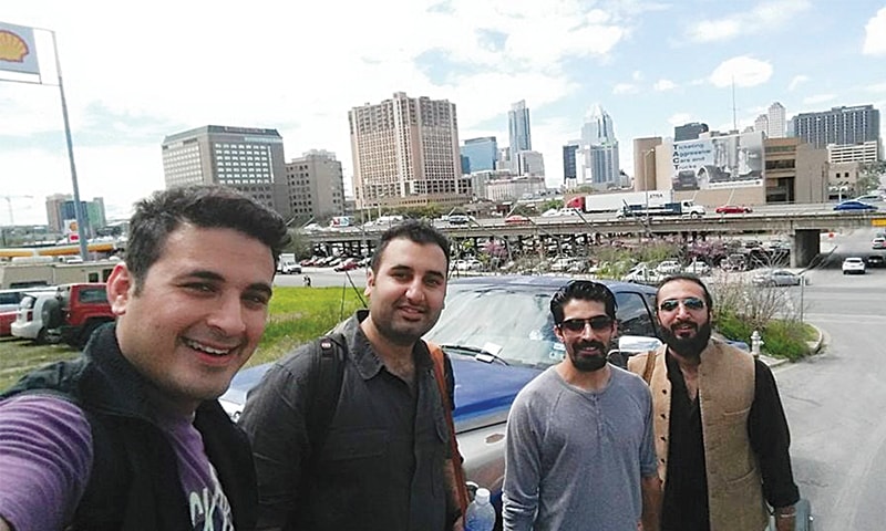 Khumariyaan band members in Austin