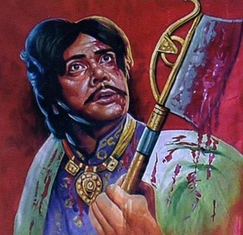 Pulp Punjabi: A 1980 hand-painted billboard of Punjabi action hero, Sultan Rahi (as Maula Jat). The film Maula Jat was an instant hit thanks to its snappy dialogues, craggy violence and raunchy dances. It turned Rahi into a super star. Punjabi film industry boomed after the collapse of the Urdu film industry.