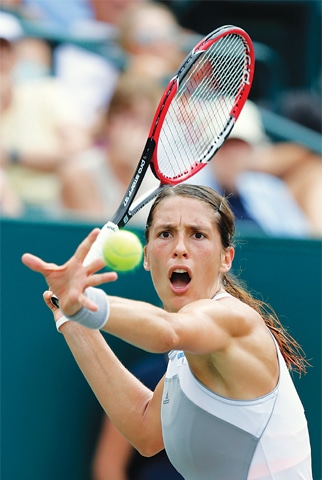 Germany&rsquo;s Andrea Petkovic eyes a return to compatriot Angelique Kerber during the Family Circle Cup semi-final.&mdash;AP