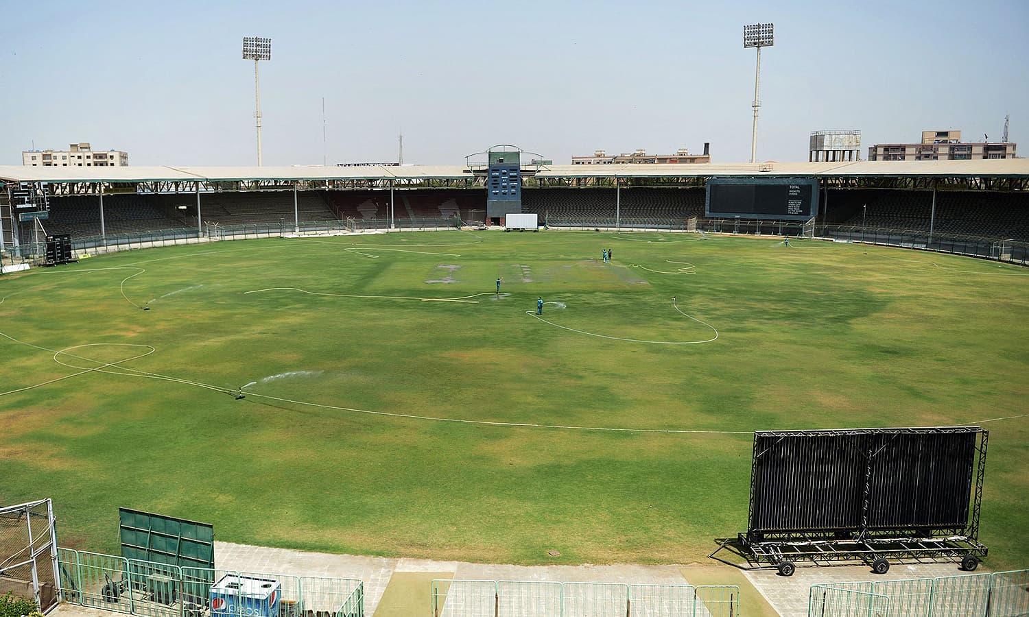 A general view of the National Stadium Karachi. — AFP