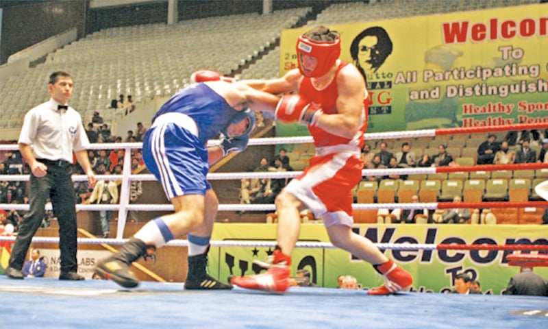 The Shaheed Benazir Bhutto Boxing Tournament features several foreign boxers