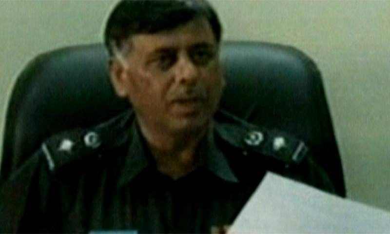 SSP Malir Rao Anwar. - DawnNews screengrab