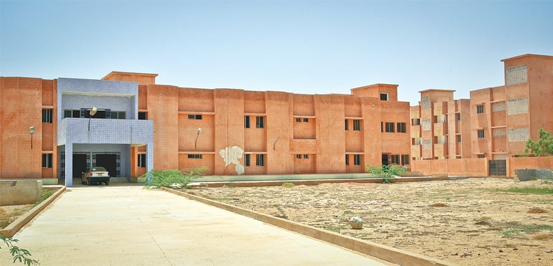 The 50-bed government hospital in Gadap City, which has been lying closed for many years.—White Star