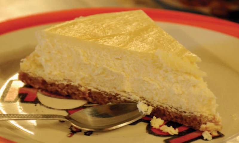 WHETHER it is the strawberry-topped cheesecake from Burning Brownie (left) or the signature Philadelphia-style cheesecake from Hot Spot, food lovers agree that both tasty treats are a pleasure for the tastebuds. &mdash; Photos by Khurram Amin