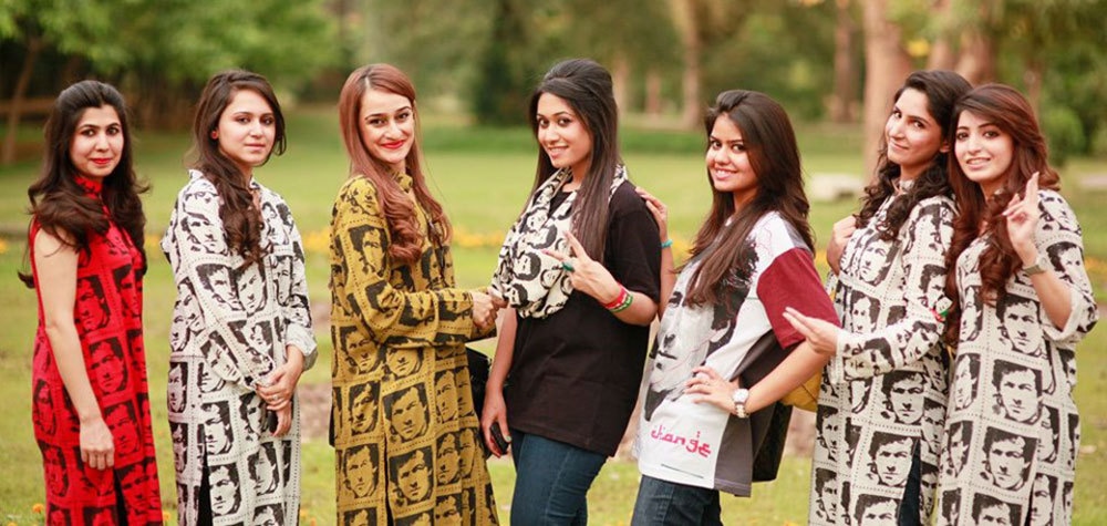 IK supporters express their support through their clothing - Photo courtesy: fashioncentral.pk