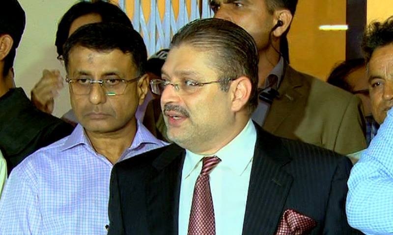 Sindh Information Minister Sharjeel Memon. — DawnNews screengrab