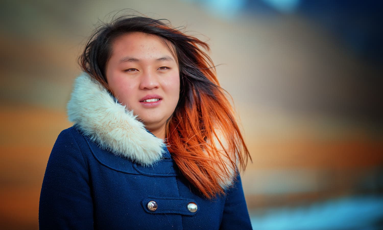 A Chinese girl On the Khunjerab Pass.