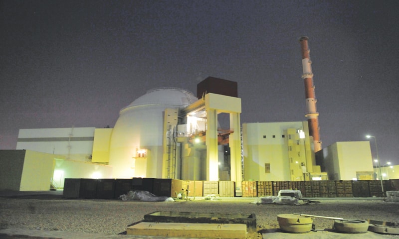 THE Bushehr nuclear power plant in Halileh, Iran.