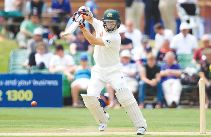 CANTERBURY: Australia&rsquo;s Chris Rogers bats during the tour match against Kent at the Spitfire Ground on Thursday.&mdash;AP