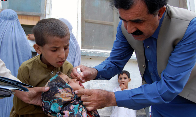 More than 50pc of the polio cases are due to parents' refusal to administer polio drops to their children, officials said. —INP/File