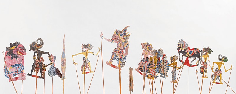 Wayang Kulit shadow puppets, Indonesia, 19th century &copy; RMN- Grand Palais
