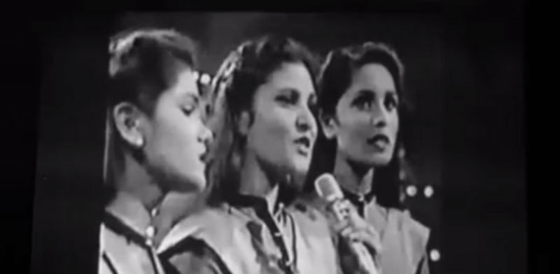 Screengrab from the video shows Benjamin Sisters